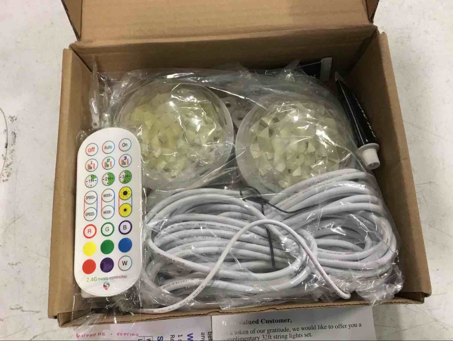 Pool Lights Set of 2, Remote & App Control, Music Sync 