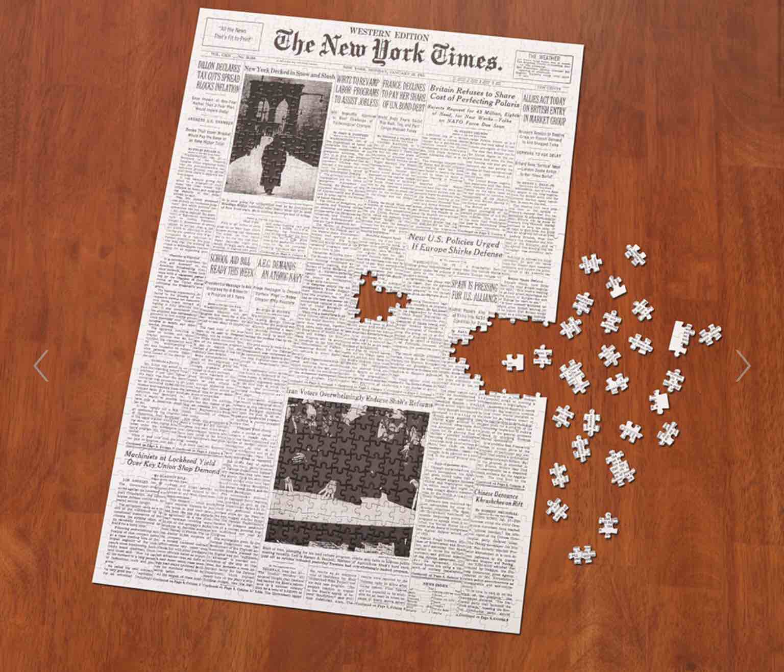 The New York Times Jigsaw Puzzle Of Your Birth Date (1,000 Pieces)