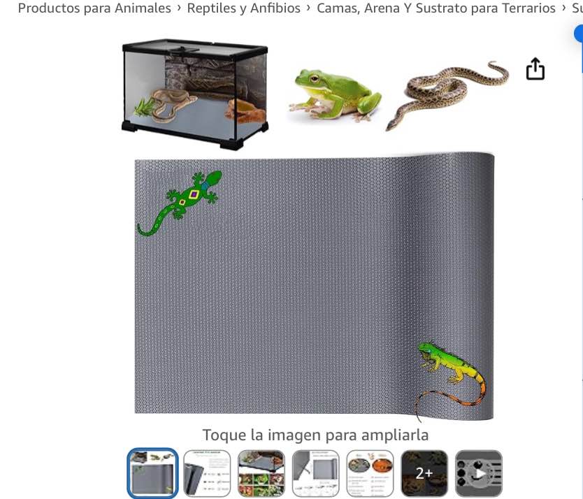 KABASI Alfombra de terrario de sustrato de reptil, accesorios de tanque de dragón barbudo, alfombra de reptil no adhesiva para suelo de reptiles, tapete de suelo de reptil para leopardo, serpiente