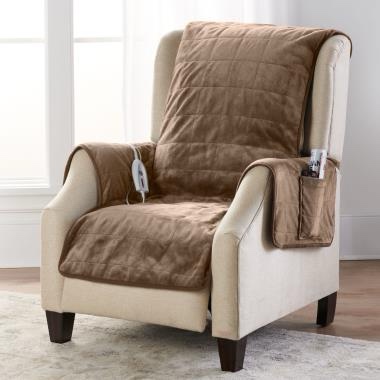 The Heated Microsuede Chair Cover