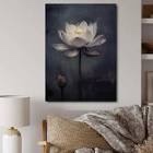 Grey Monochrome lotus symphony III, 12x20