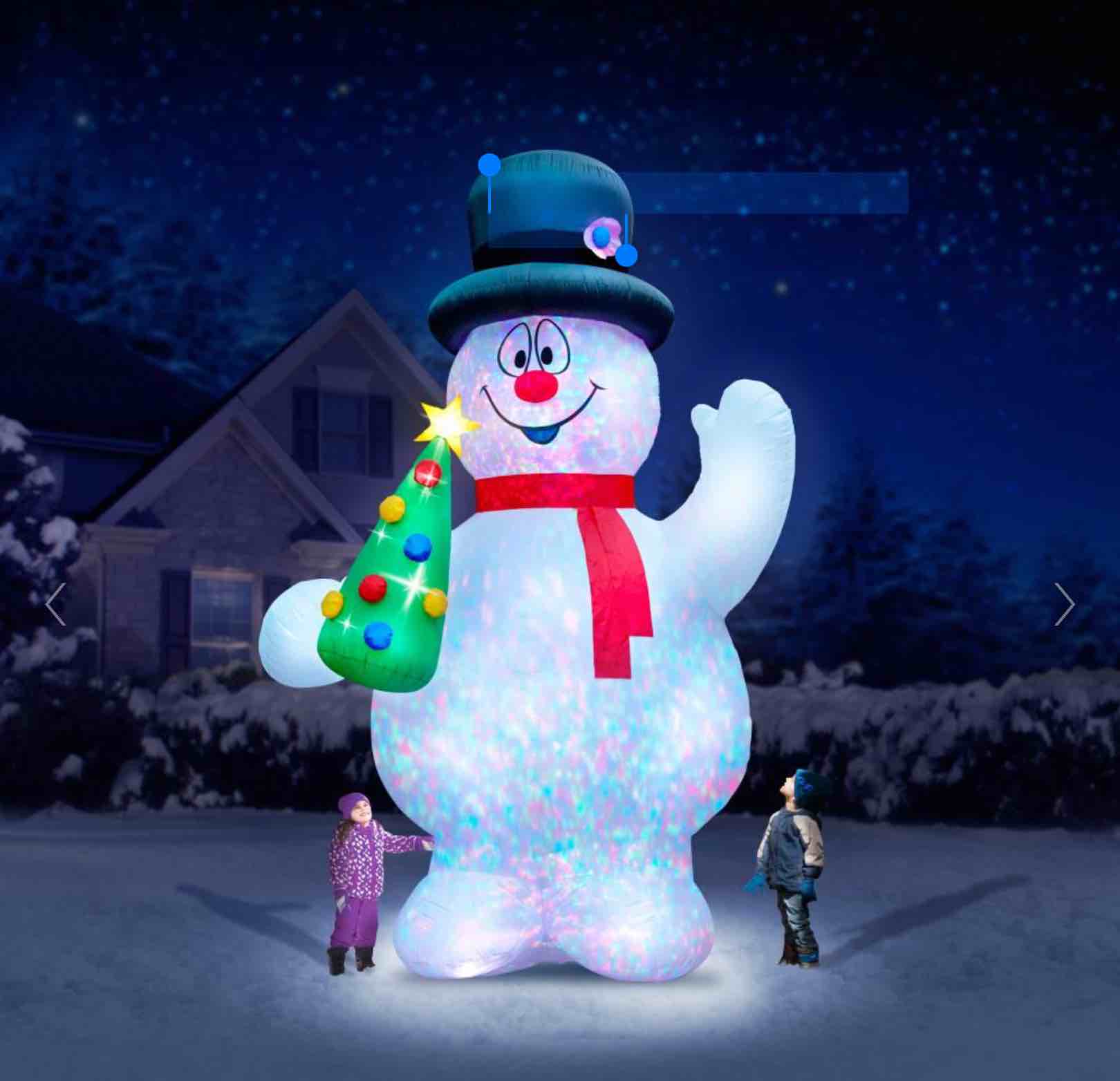 The 16' Frosty The Snowman Lightshow