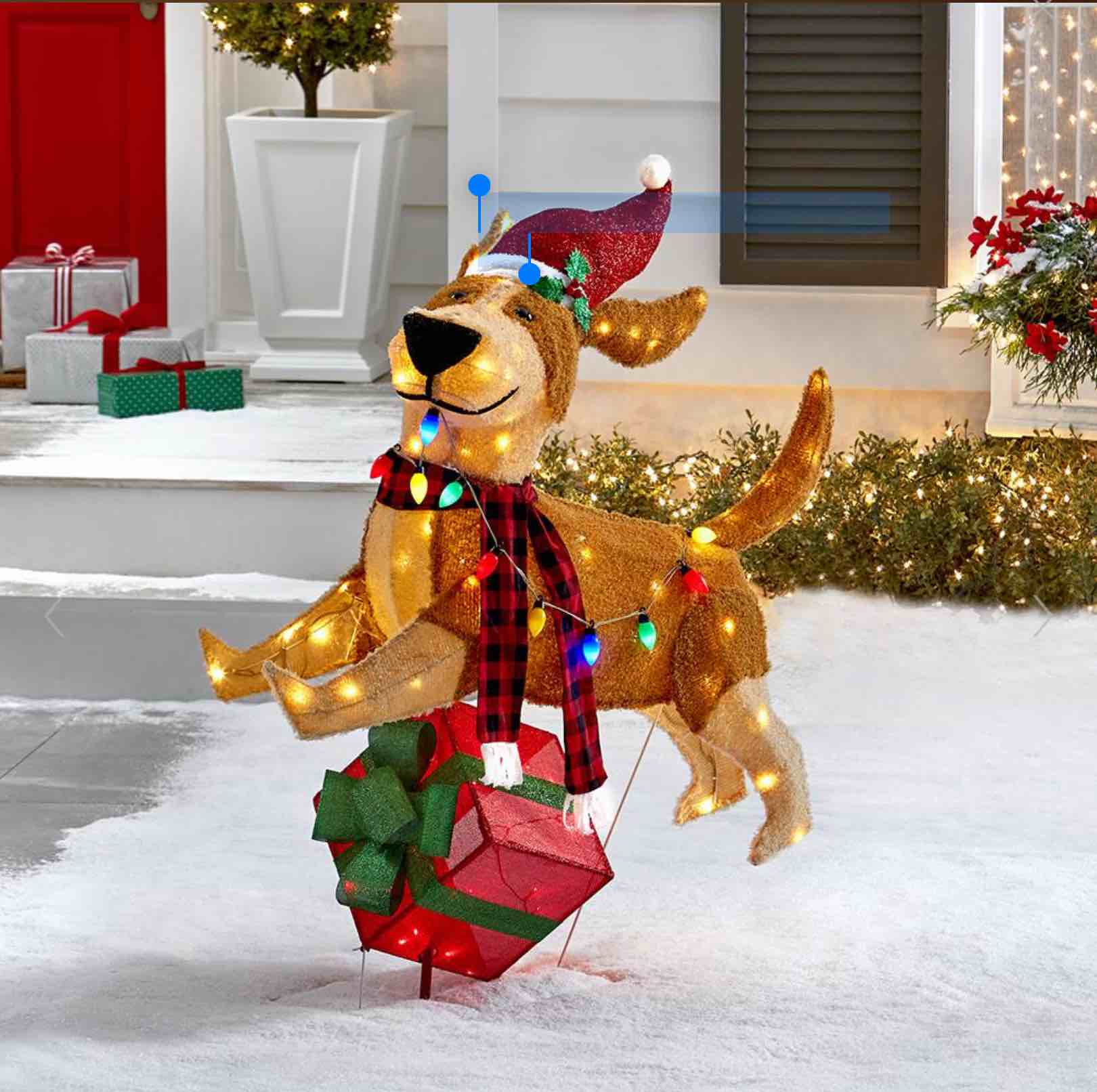 the jolly jumping christmas pup
