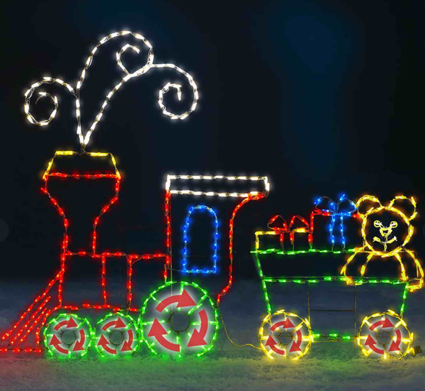 The 5' Animated Holiday Locomotive