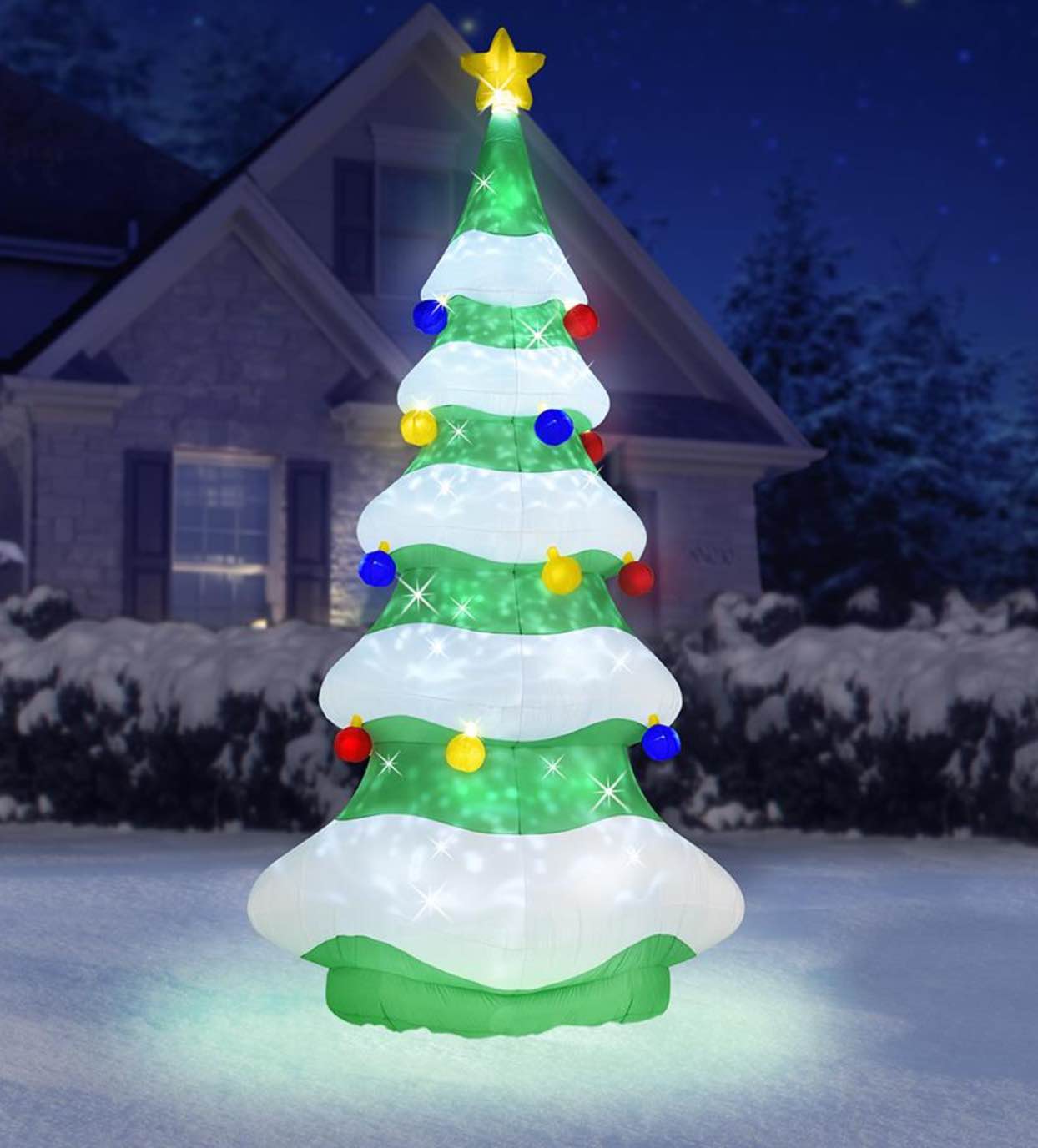 The 15' Inflatable Lightshow Christmas Tree