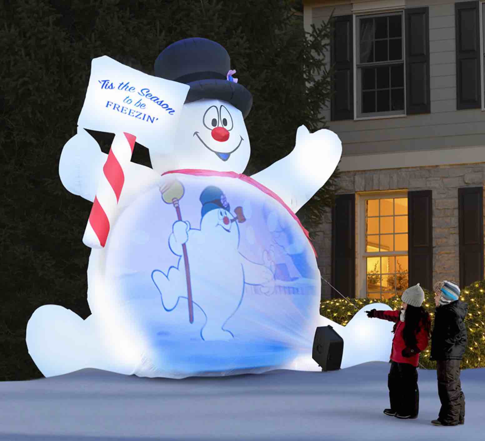 The Video Projecting 10' Frosty The Snowman