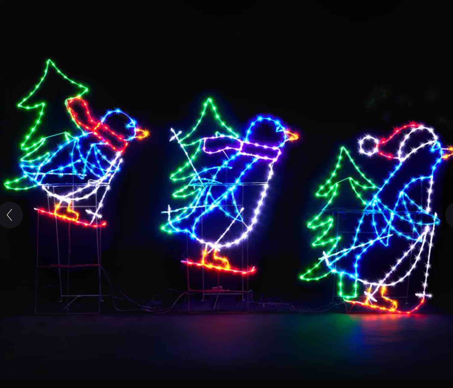 The Animated Skiing Penguins