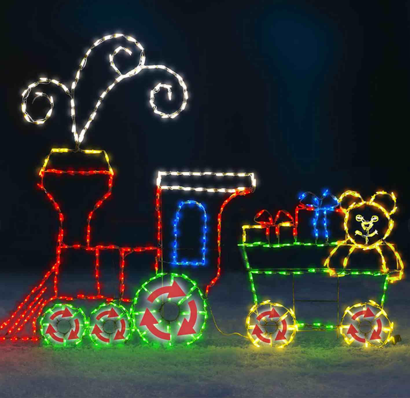 The 5' Animated Holiday Locomotive