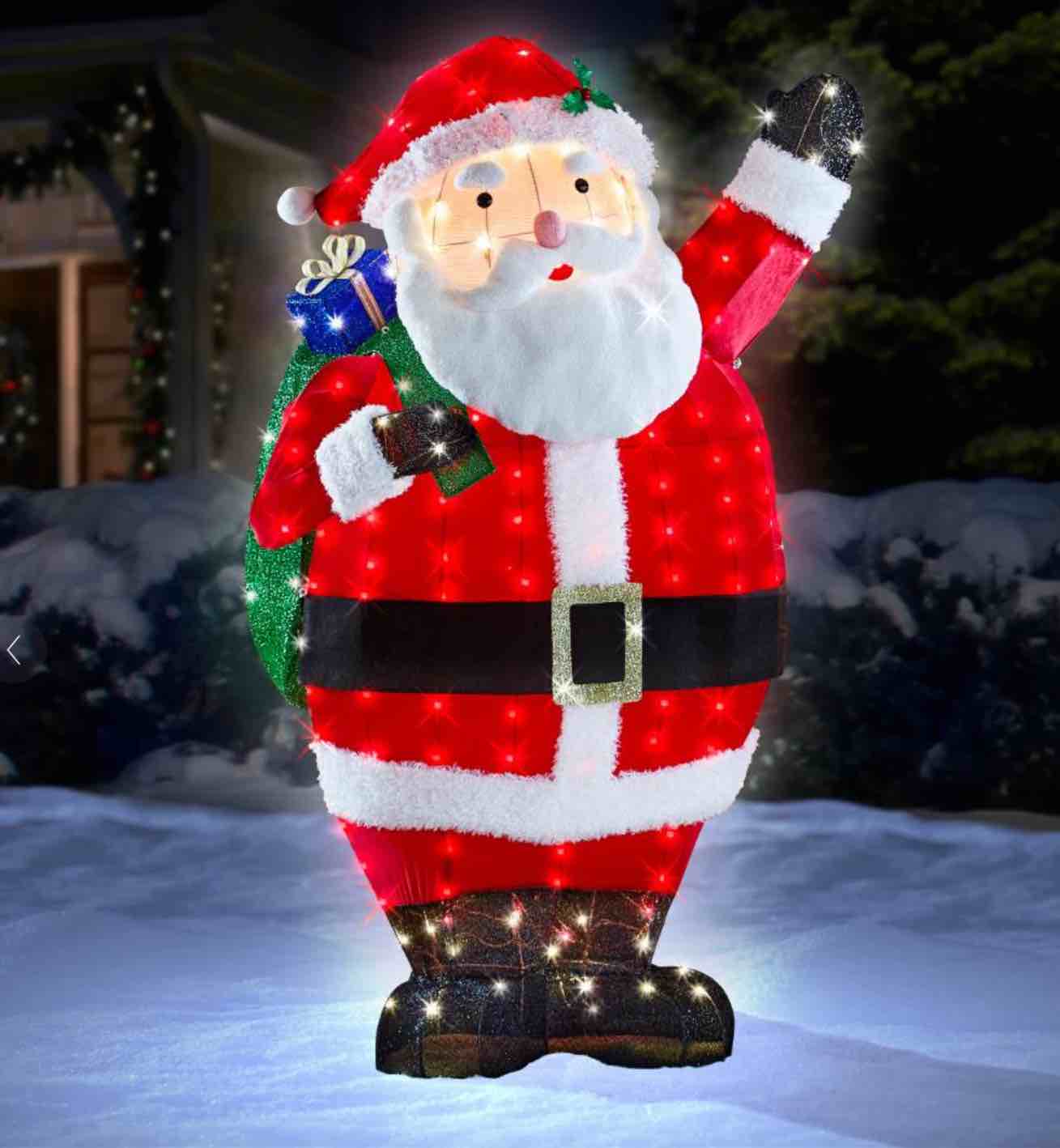 The 6' Magical Twinkling Santa (Incomplete)