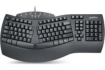MROSO ErgO Bluetooth/2.4G Split Design Keyboard Mouse Combo with Cushioned Palm Reshapetable dorci Mlares Ndas/Android Newitem
