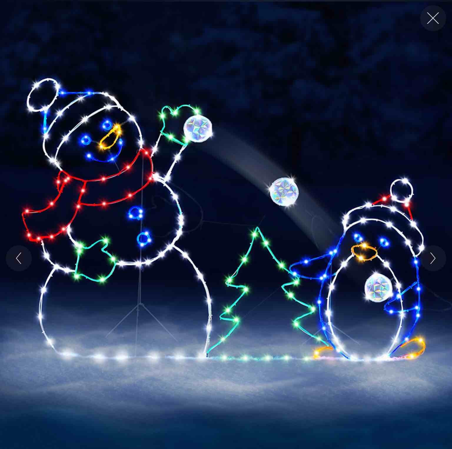 The Playful Animated Snowball Fight