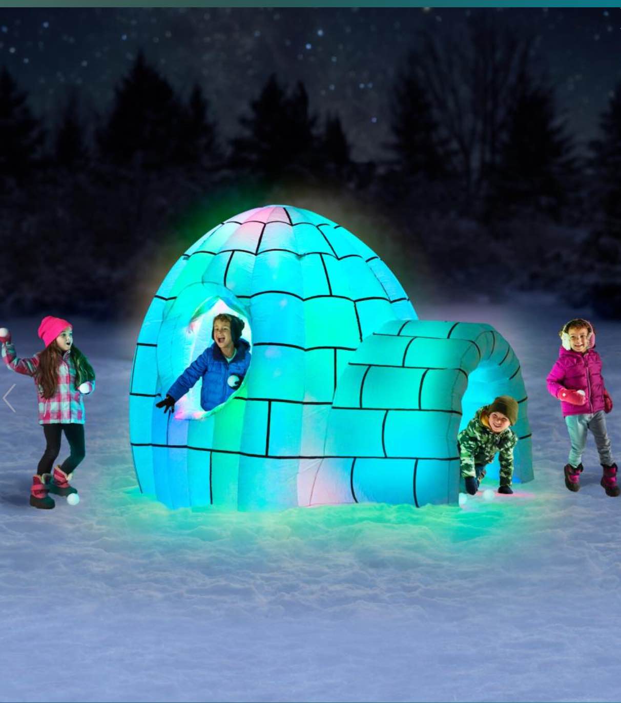 The 6' Instant Color Changing Igloo