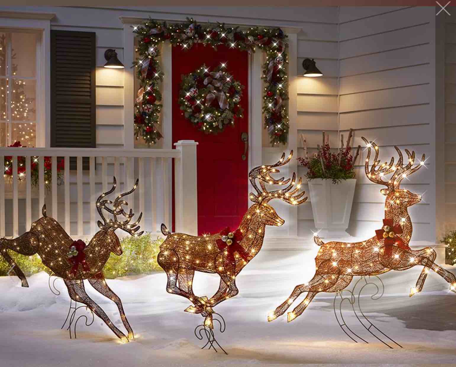The Choreographed Illuminated Galloping Reindeer