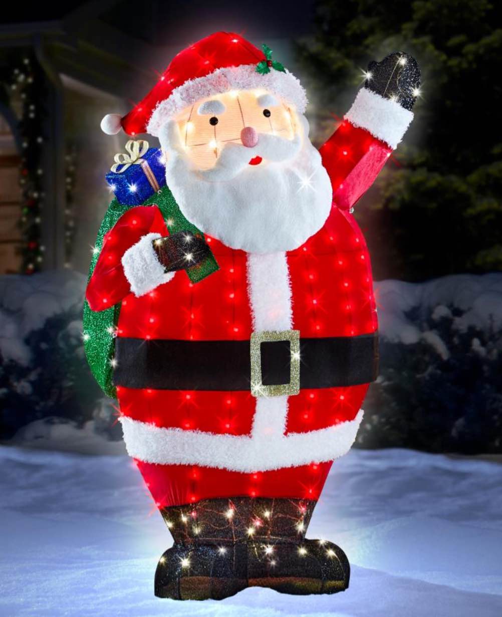 The 6' Magical Twinkling Santa