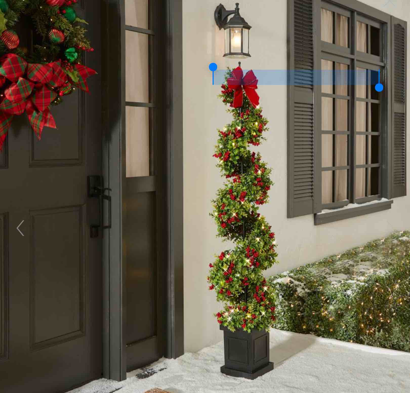 The 5' Christmas Twinkling Topiary 5FT