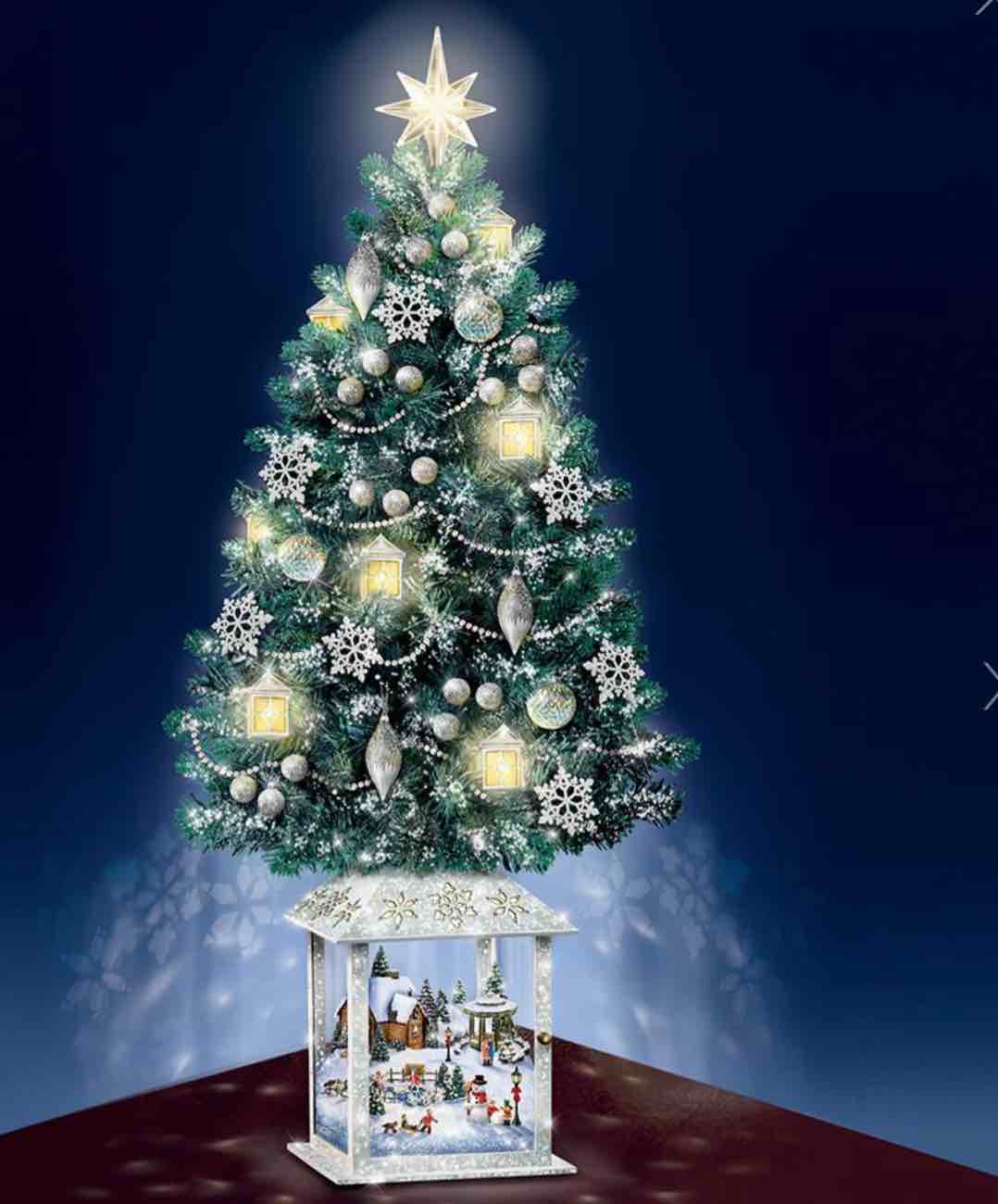 The Thomas Kinkade Festival Of Lights Lantern Tree