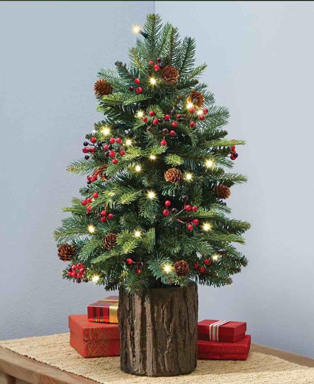 The Tabletop Prelit Christmas Tree