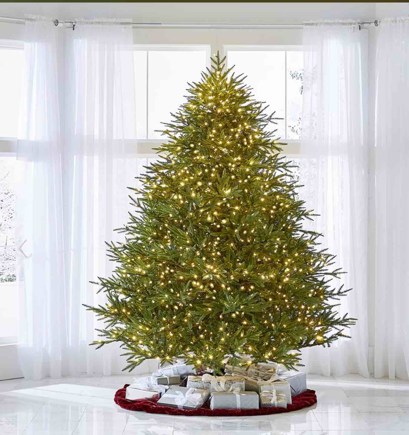 Hammacher Schlemmer tree 7.5 ft full light The World's Best Prelit Concolor Fir (8.5' Full LED