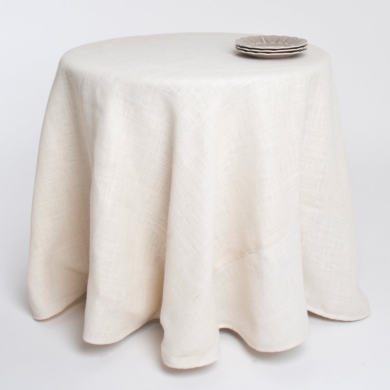 Halterman Tablecloth Ivory 120 Round 