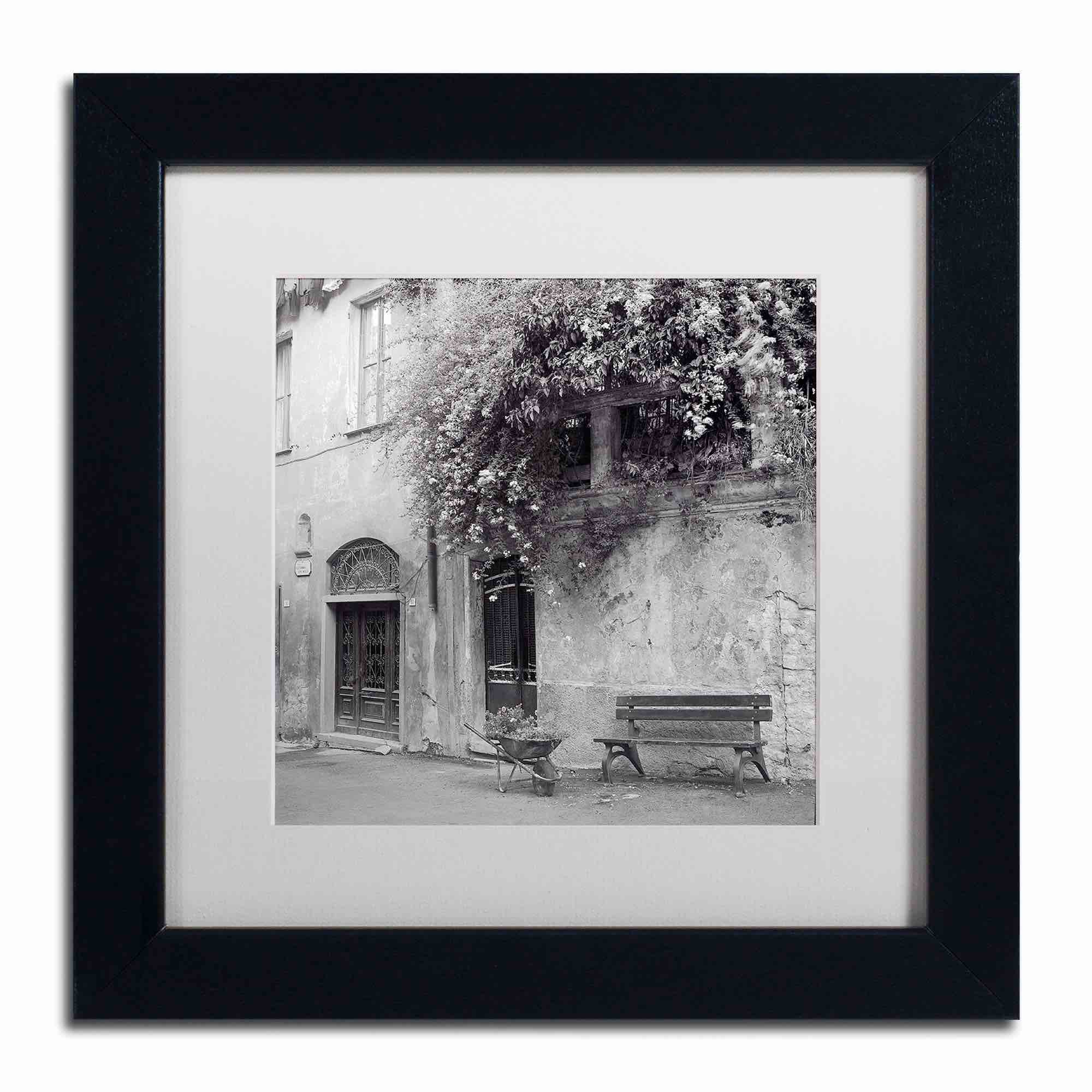 Alan Blaustein 'Liguria I' Framed Photographic Print Mat Color: White, Size: 11" H x 11" W x 0.5" D