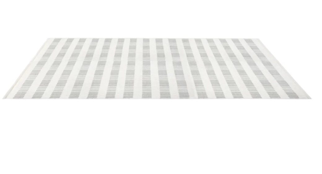 Brooke Handwoven Rug, Light Grey 2’5”x8’ runner 