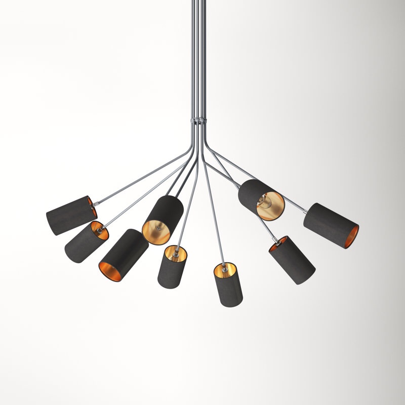 Sydney 9 - Light Dimmable Sputnik Sphere Chandelier