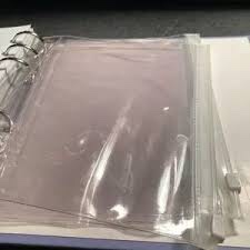 large clear binder