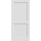 primed 2 panel interior door slab, 30” x 80” 