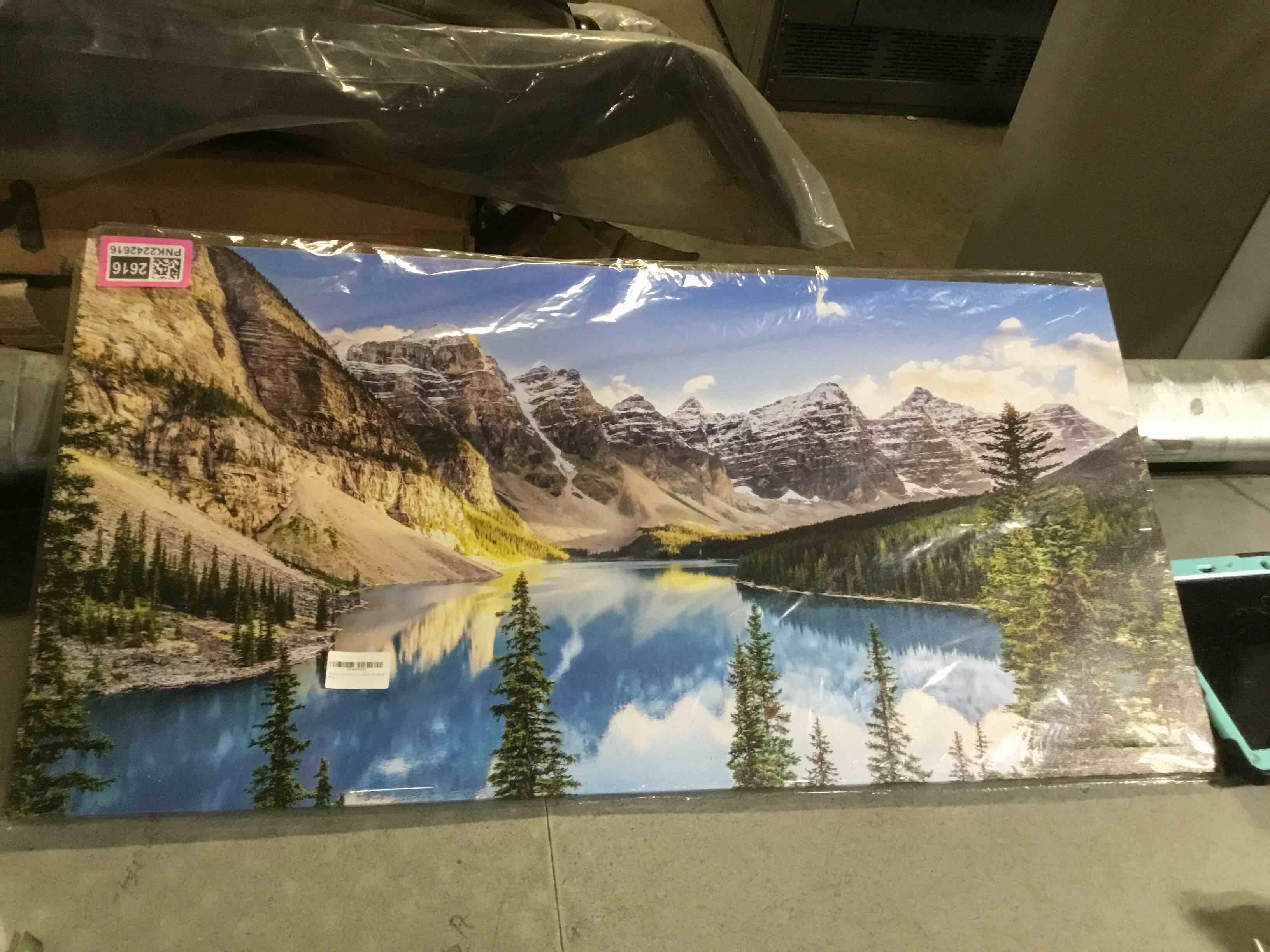 Banff canvas Colorado Wall Art Moraine Lake Picture and Snow Mountain Prints Artwork Landscape Moder