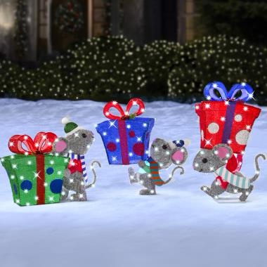 The Illuminated Three Christmas Mice