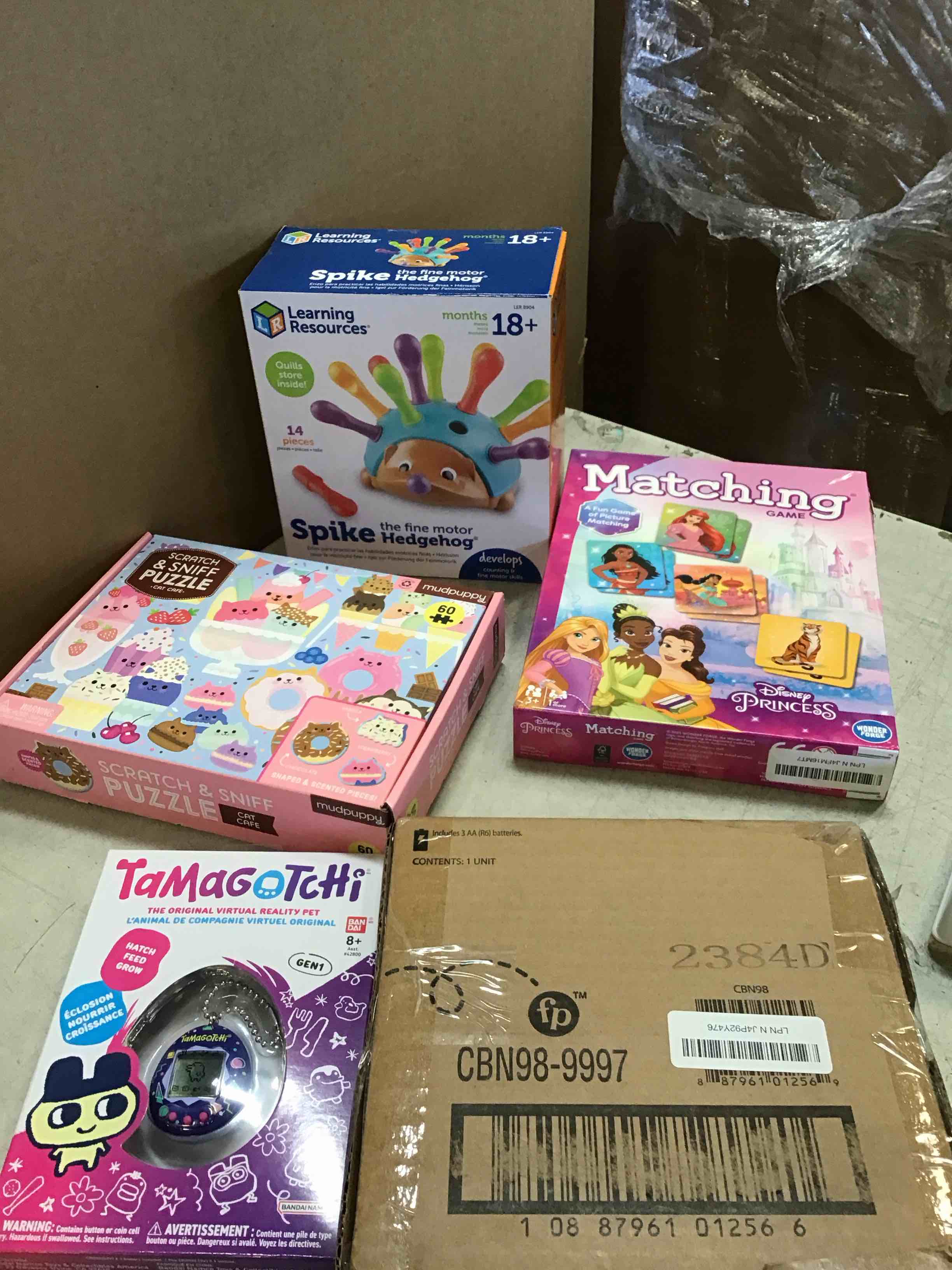 ASSORTED OF (5) TOYS FOR BOYS AND GIRLS ()STYLE MAY VARY ()