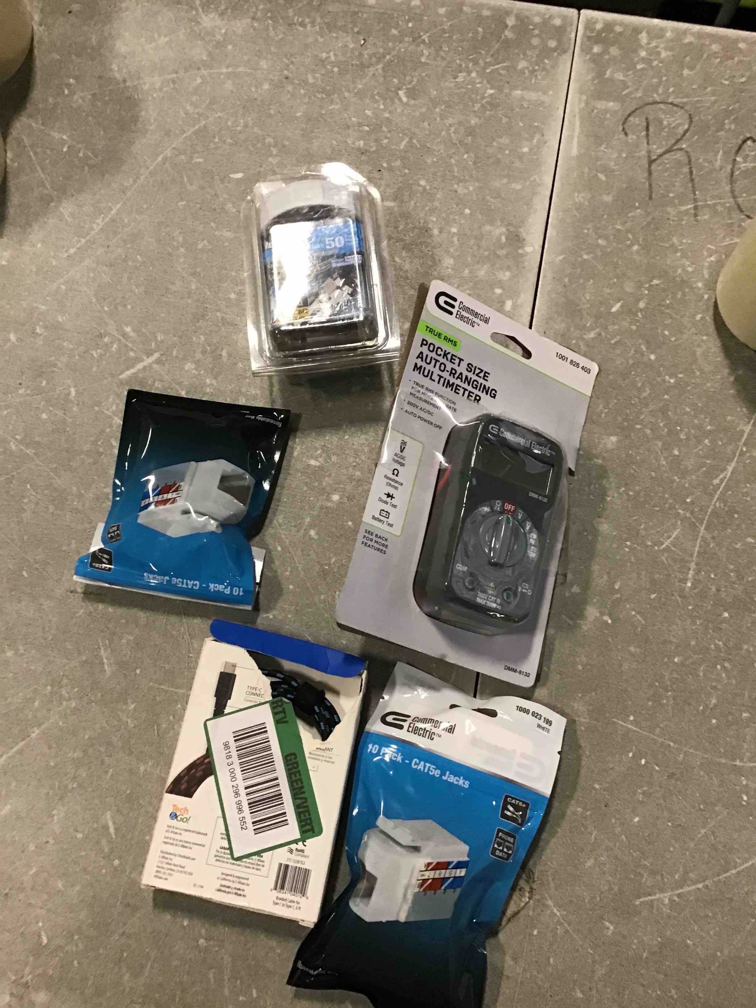 Assorted Home Improvement Lot (Small Tools, Screw, Home Accessories, etc.)