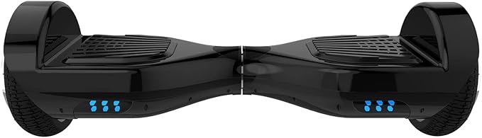 Hover-1 Ultra Electric Hoverboard | 7MPH Top Speed, 12 Mile Range, 500W Motor, Long Lasting Li-Ion Battery, Rider Modes: Beginner to Expert, 4HR Full Charge Black