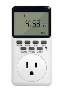 Plug in Timers for Electrical Outlets, 20 ON/Off Programs for Outlet ...