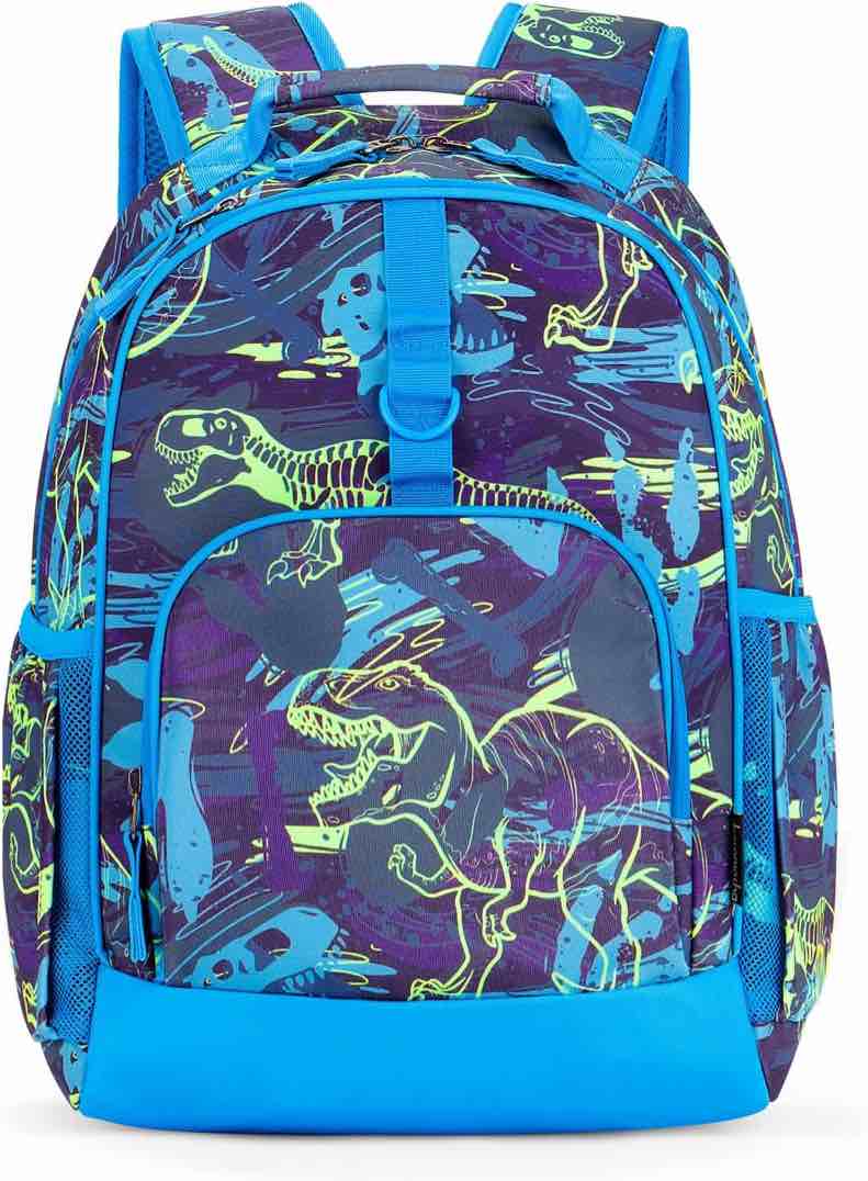 Choco mocha mochila de escuela primatial de 17 pulgadas para niños Choco Mocha Dinosaur Backpack for Boys Preschool Backpack for Boys Pre Kindergarten Backpack for Kids 15 inch Backpack for Boy Pre K Daycare Bookbag 3-4 3-5...