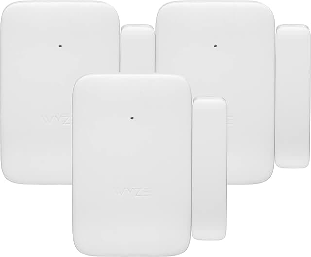 Wyze Home Security System Entry Sensor - Window and Door Entry Protection (3-Pack)