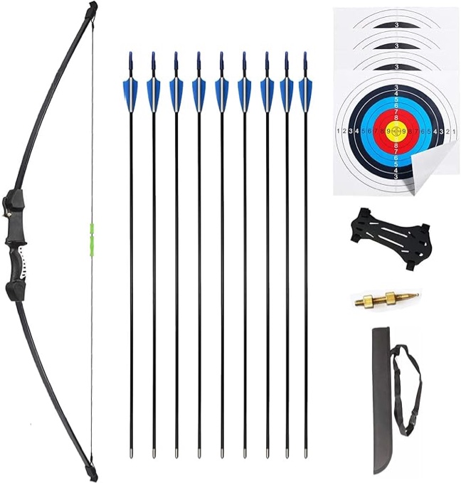 BOW AND ARROW SET. Similar to stock photo  incomplete. no bow