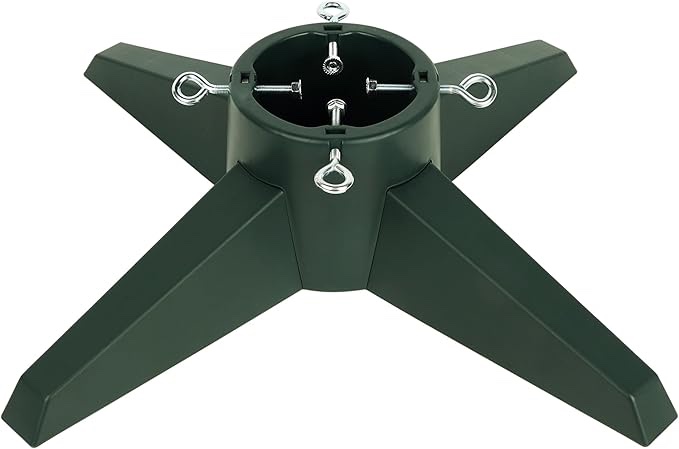 forup christmas tree stand, xmas tree base stand, christmas tree holder for real trees, green