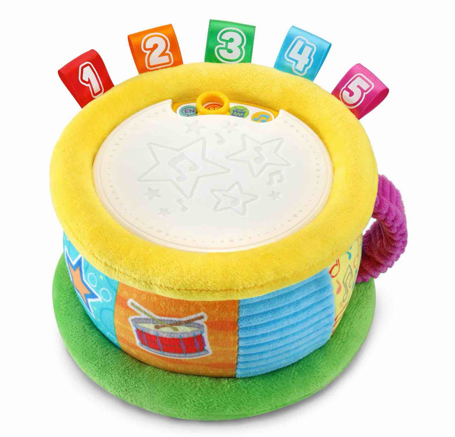 Assorted Miscellaneous Toys (2) Drum and Flashlight 