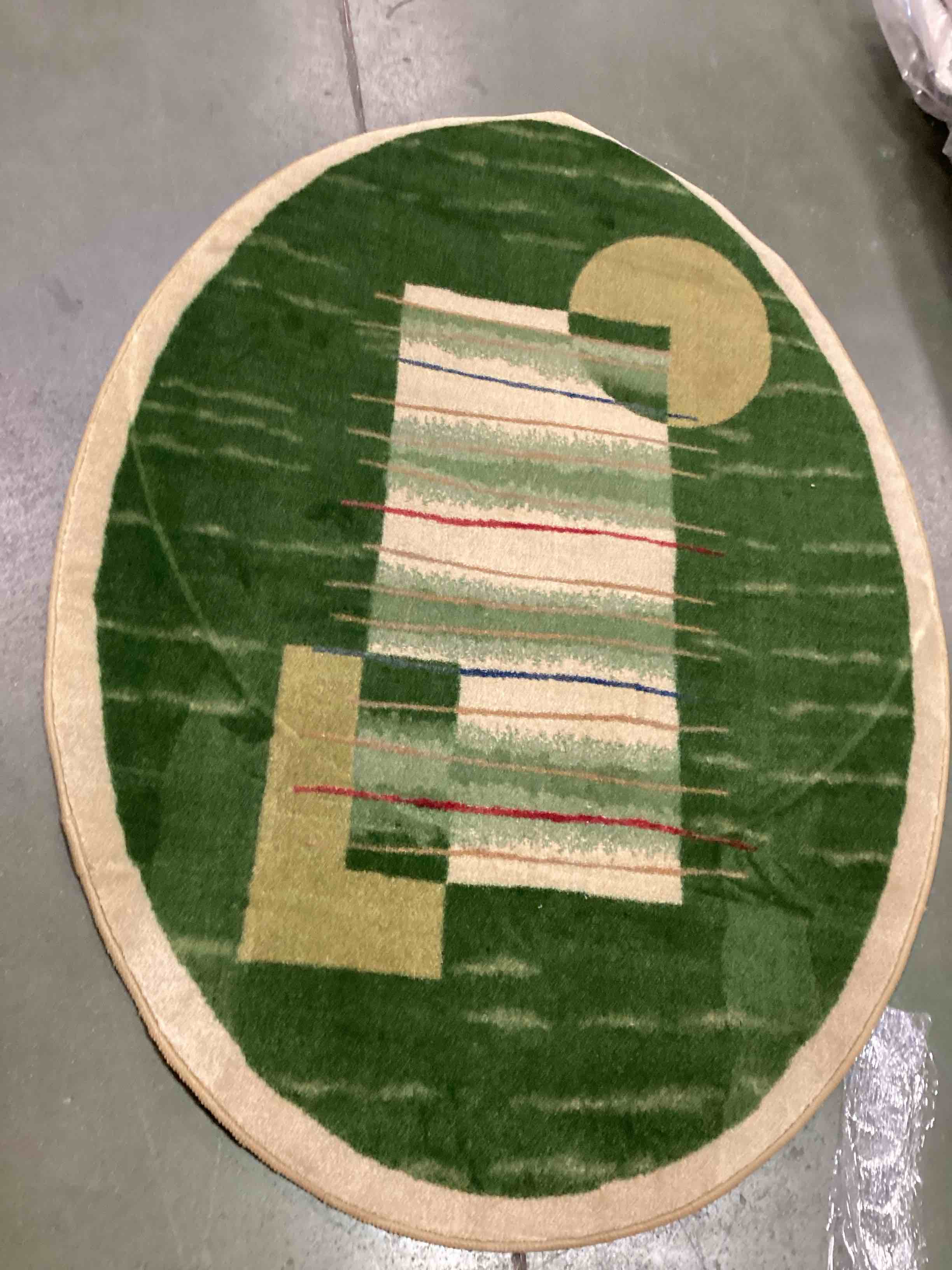 Milliken Pastiche Horizon Old Gold Oval Rug Similar