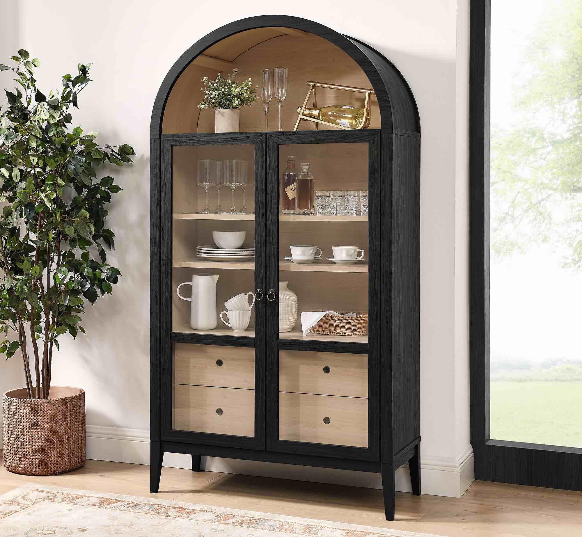 Modway Nolan Arched Display Cabinet