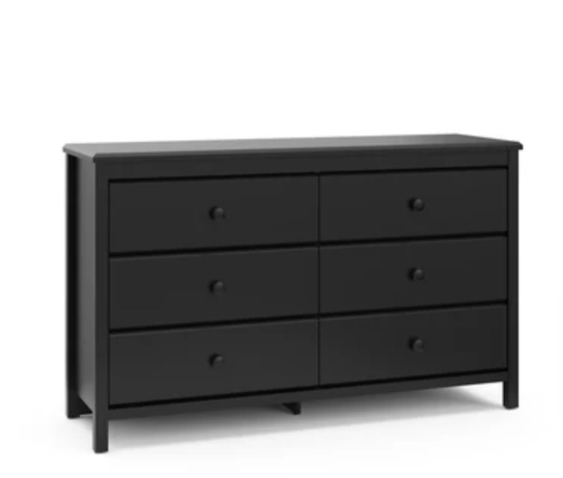 Alpine 6 Drawer Double Dresser