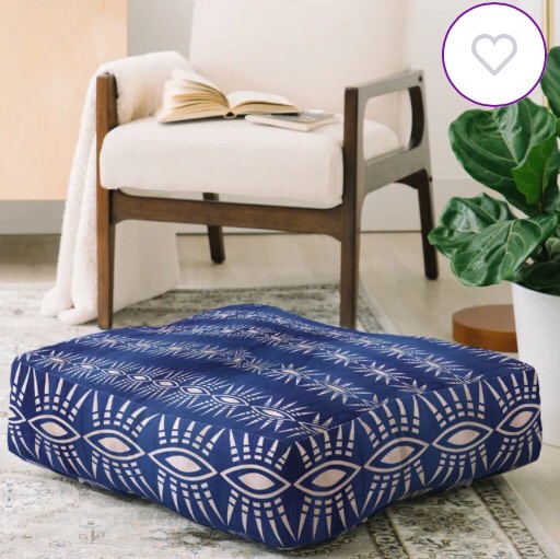 Schatzi Mila Eye Stripe Floor Pillow