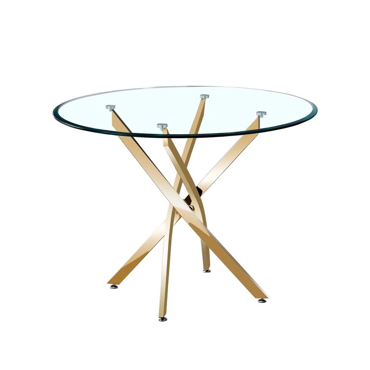 Bontrager Round 36''Bontrager Round Glass Top table.