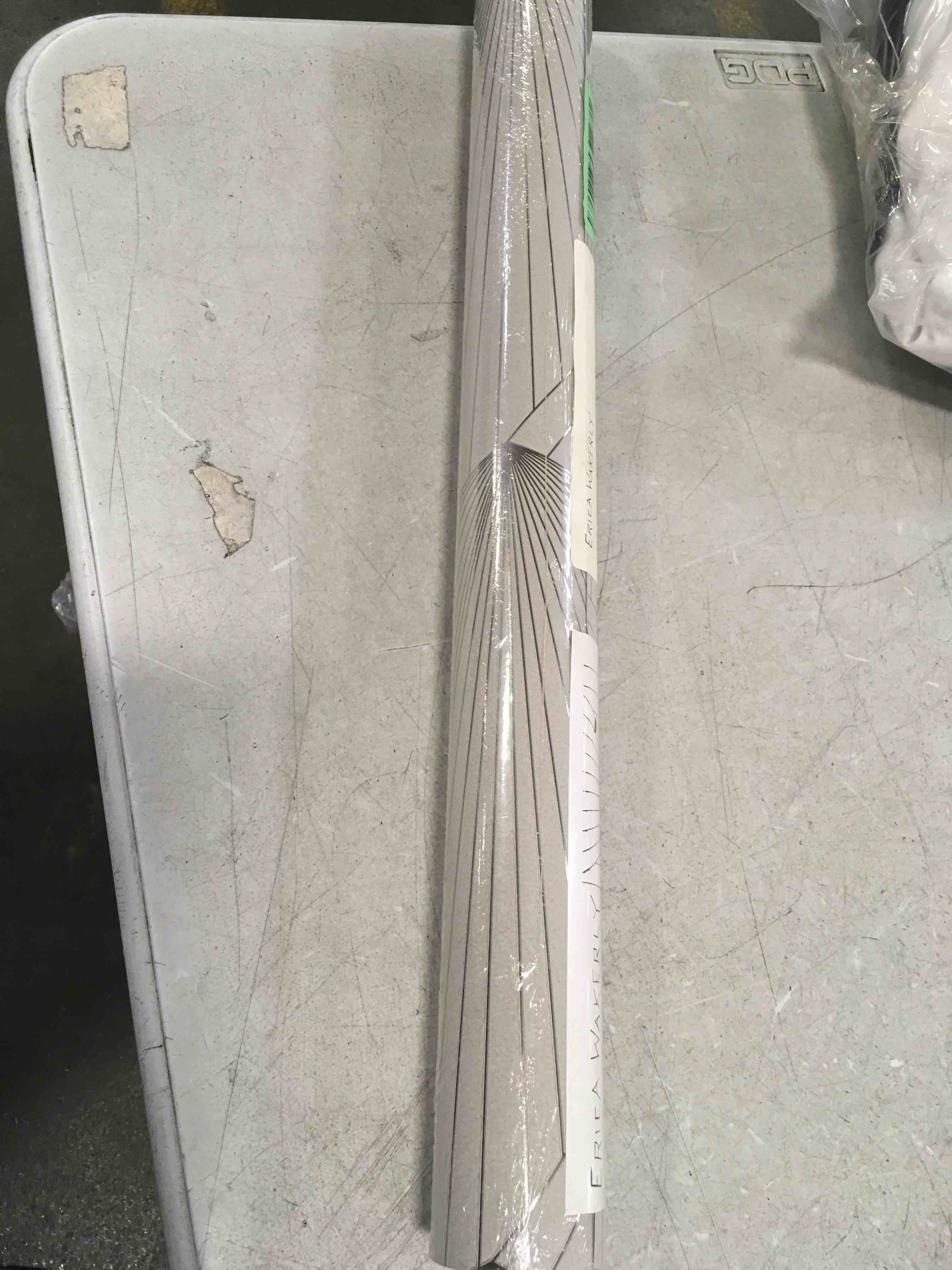 Fan 30X 25 geometric wall paper roll color 