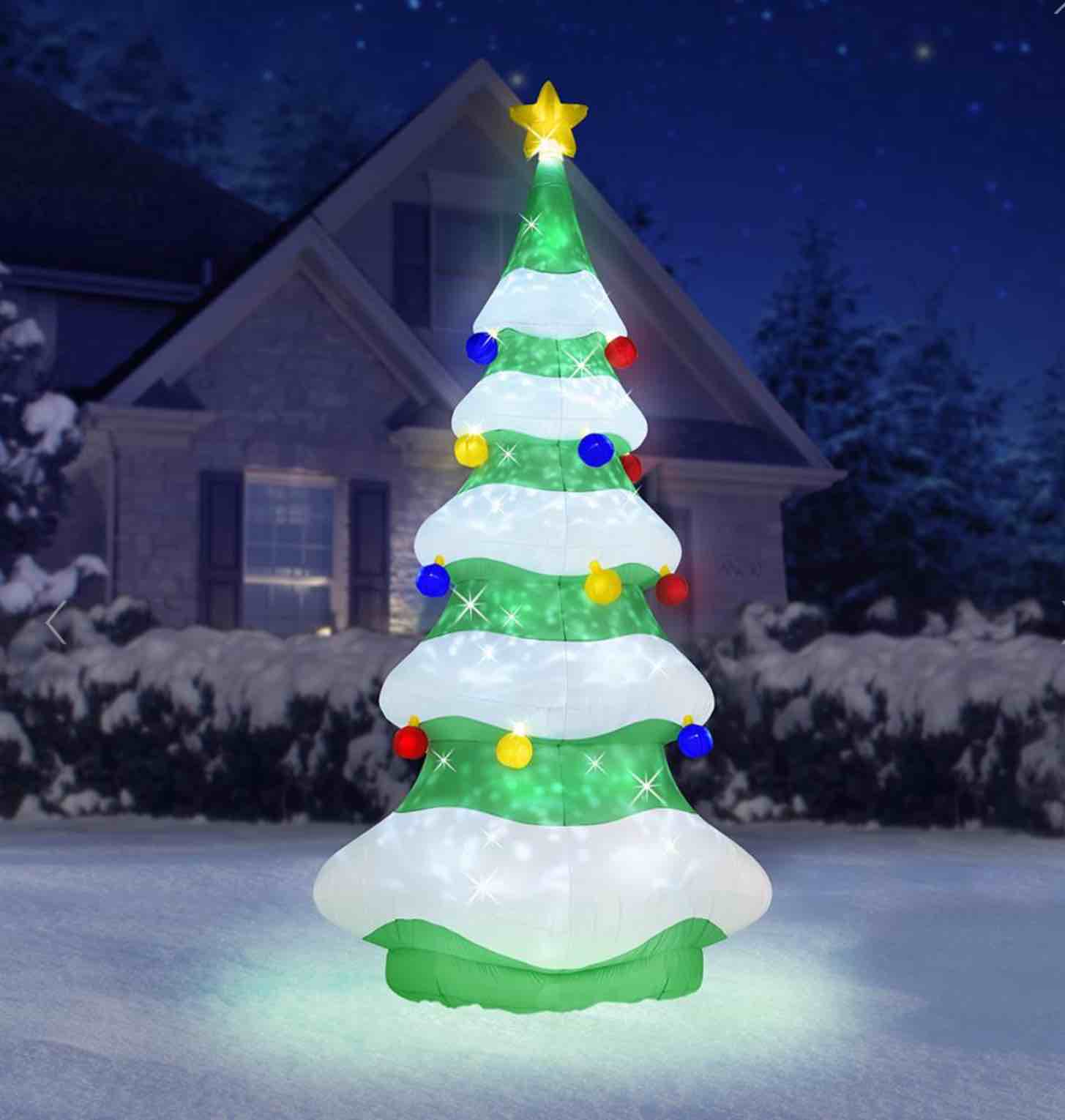 The 15' Inflatable Lightshow Christmas Tree