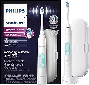 Philips Sonicare - ProtectiveClean 5100 Rechargeable Toothbrush - White