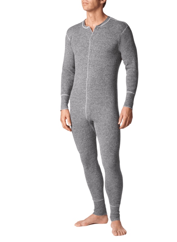 STANFIELD'S MEN'S HEAVY WEIGHT WOOL ONESIE Size X-Large