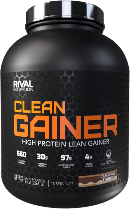 Clean Gainer, S'mores, 5 LBS (15 Servings) (EXP 02/15/2027) 