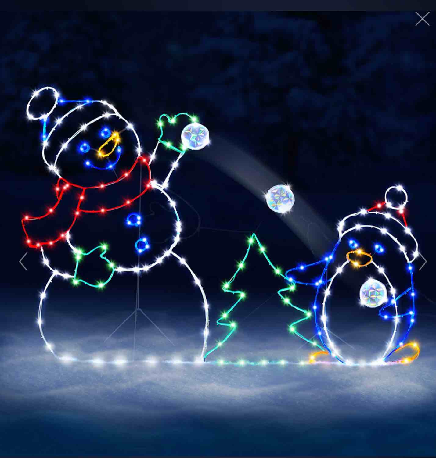 The Playful Animated Snowball Fight